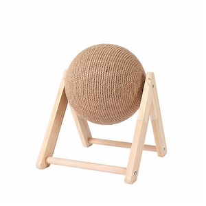[Hot Item] Wholesale Durable Wood Cat Climbing Scratching Ball Grinding Sisal Board Cat Claw Sharpening Toy