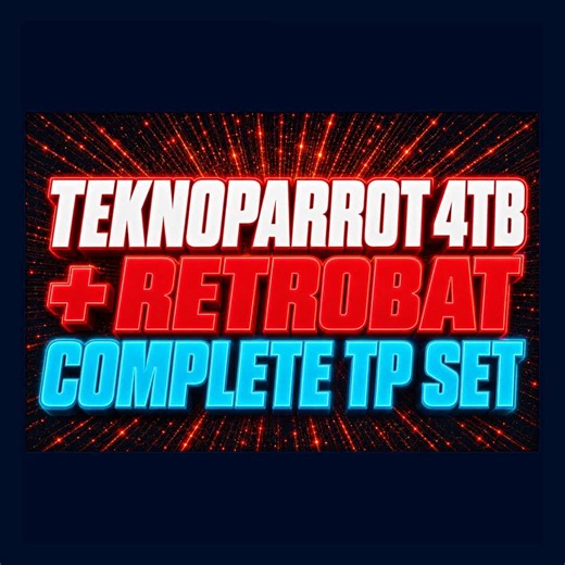 ⚡ 4TB TeknoParrot Hard Drive with RetroBat - Complete TeknoParrot Set Instant download. Plug & play. Link in bio. #RetroBat #retrogaming #emulation #TeknoParrot #arcadegames #retrogames #arcade #emulator #gaming #retro