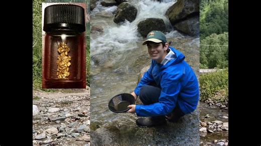 Mining in the hills of the gold rush - gold panning in Alaska!