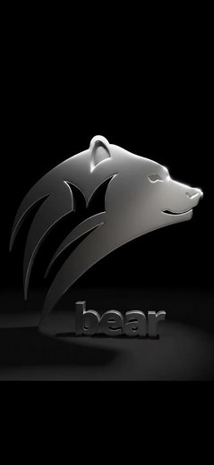 Bear logo design tutorial using Adobe illustrator #shorts #ytshorts #bear