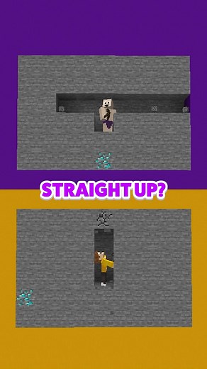 54K views · 360 reactions | Who Can Find the Diamond First? #minecraft #findthediamond #minecraftmemes | Finoggin | Facebook