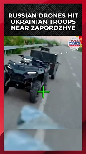 RUSSIAN DRONES STRIKE: Moscow Says Ukrainian Troops Hit Near Zaporozhye | Times Now World