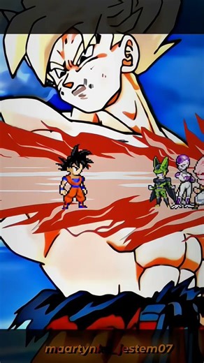 Among us in Dragon Ball Z version #goku #ssjm #dragonball #edit #anime #supersaiyan