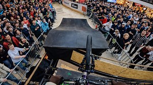 What happens when mountain bike jumps are in a mall
