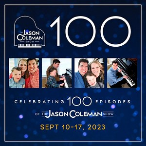 💯 We're Celebrating 100 EPISODES of The Jason Coleman Show! 💯 Sept 10-17, join us for a week-long musical celebration... – Sunday, Sept 10 – 🎹 EPISODE 99 – “The Young Years”: Playing Grandad Floyd Cramer’s First Piano A concert of old-time country classics, played from my Grandad’s childhood piano! A young Floyd Cramer first played these very keys starting at age five in 1939, and this piano has been a part of the Cramer family ever since. Tune in for great music, stories with Grandma Mary, a