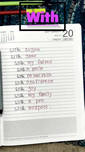 Learn English Preposition “WITH” | With Sugar, With Care, With My Friend | English Shorts