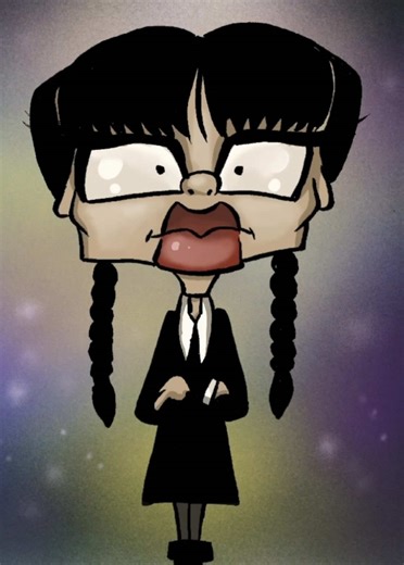 Wednesday Addams drawing tutorial up now on TheArtful Doodler YouTube channel! Come along and doodle with me! #wednesday #wednesdayaddams #howtodraw #drawingtutorial