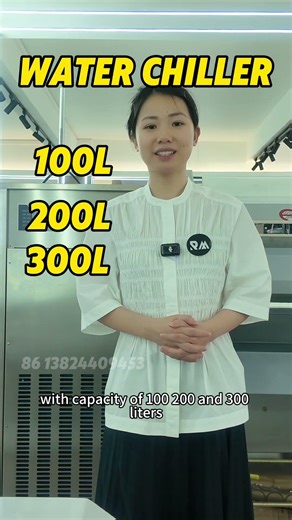 There is a specialized machine that just producing cold water, that is water chiller!