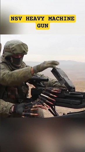 NSV-12.7mm machine gun #military