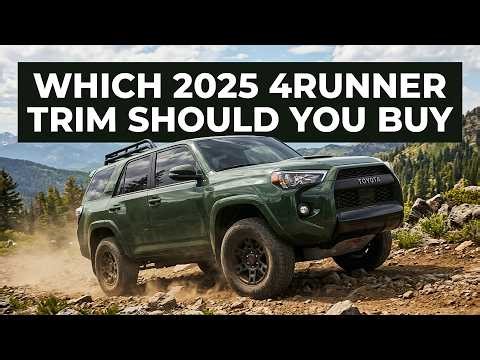 2025 Toyota 4Runner Trims And Specifications