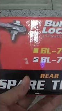 SPARE TIRE LOCK | INSTALLATION OF SPARE TIRE LOCK | BULL LOCK