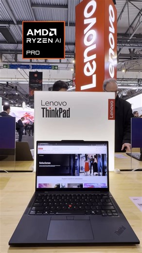 Accelerate your AI-driven workflows with the Lenovo ThinkPad T14s Gen 6, advanced by AMD #Ryzen AI PRO 300 Series processors. Learn more: https://lnv.gy/4ihogcI | #LenovoMWC | Lenovo