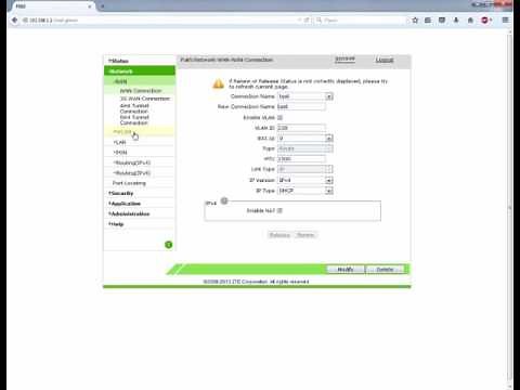Configuring ONT ZTE F660