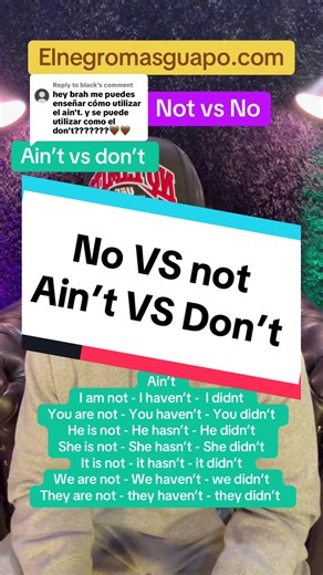 No vs Not: Claves del Inglés