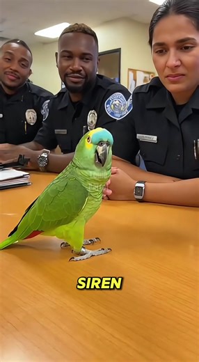 Parrot Sounds Replace Sirens for a Hilarious Twist