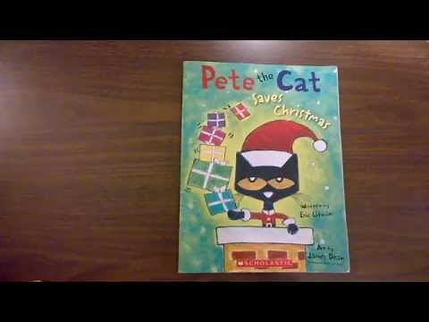 Kindergarten Read aloud of Pete the Cat Saves Christmas by Eric Litwin