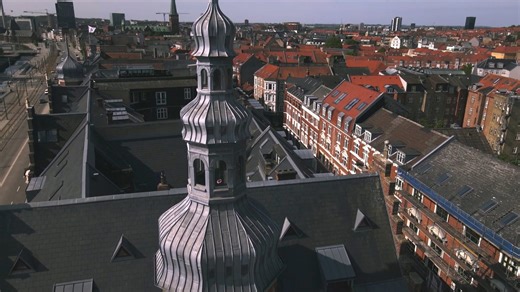 Aarhus, Denmark: Drone explores the hub of Danish design and culture