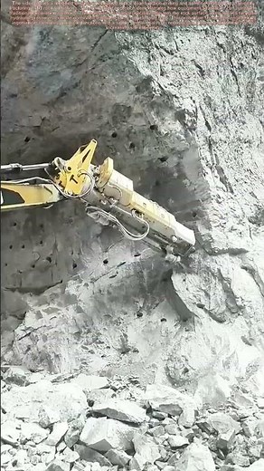Rock Breaking Revolution: How Modified Excavators Drill and Split Stone