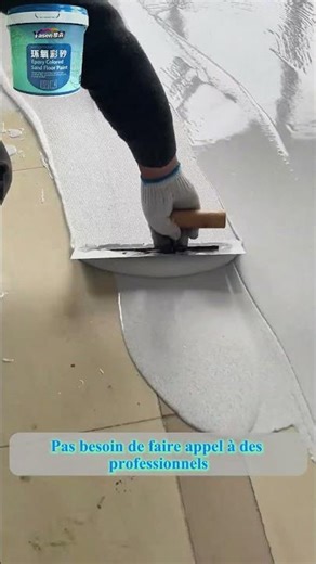 Sol époxy en sable coloré ✨