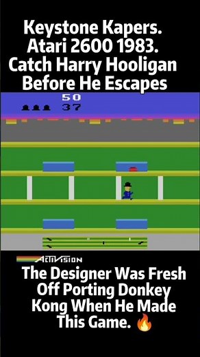 Keystone Kapers Atari 2600 1983 - This Won Video Game Of The Year From Electronic Games Magazine