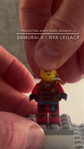 Presenting Minifigure number: 41 - Samurai X #lego #ninjago #legoninjago #legominifigures