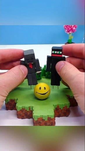 I made ‪@ThatMob‬ and Verity 🙂 Minecraft with Clay #minecraft #verity