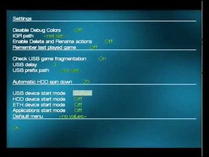 Настройка Open PS2 Loader