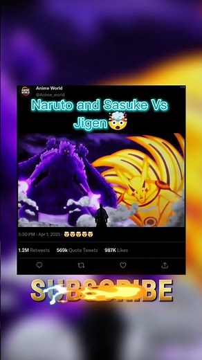 Naruto & Sasuke vs Jigen - Epic Battle Edit | Anime Fight | #naruto #sasuke #animeshorts