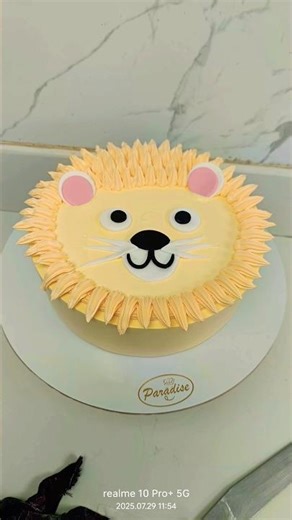 how to make lion 🦁 cake decorating ideas #birthdaycake #viralvideo #trending #shorts #ytshorts
