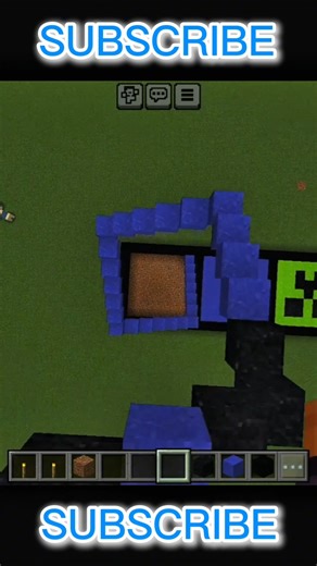 Satisfying sand art ( Blue Creeper head)💬🔥 #minecraft