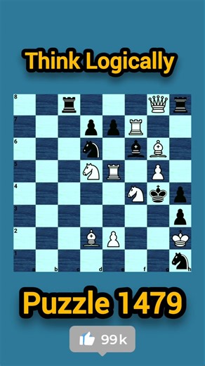 Speed Chess Puzzle! White to Mate in 2 #chess #shorts