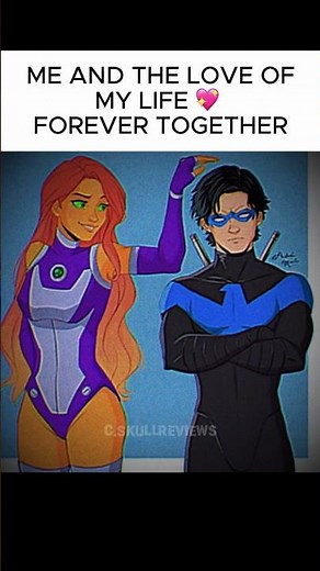 Starfire and Nightwing Edit || love Edit