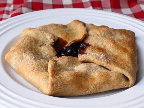 Cherry Folditup Tart - Cherry Galette -Free-Form Cherry Pie Recipe