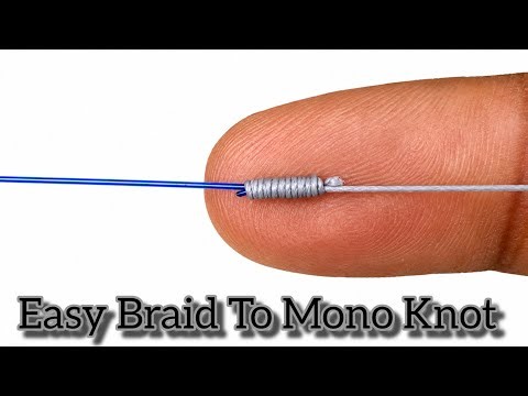 How to Tie the Easiest Braid to Mono Knot | Fast & Strong (Step-by-Step)| KnotCraft Fishing