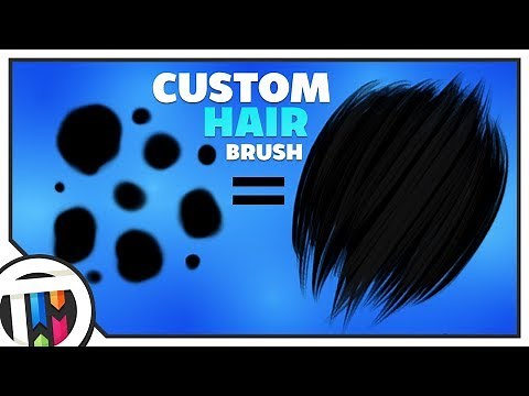 GIMP Tutorial - How to create a CUSTOM Hair Brush!