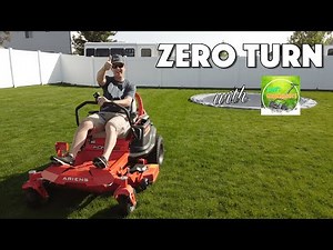 Mowing my lawn with a ZERO TURN for the FIRST TIME - Ariens Ikon XD 42”