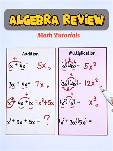 Like terms stick together, powers grow when multiplied!‼️‼️ #mathnote #MathChallenge2025 #mathnotes #mathchallenge #mathteachergon #MathTutorials #mathstutorials #mathisfun #mathtrick #mathstricks #akositeachergon #ExponentRules #AlgebraFun #algebrateacher #Mathhack #basicalgebra #basicmath | Math Tutorials