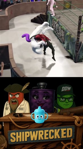 Mewtwo leaps—Poison Ivy counters mid-air | Shipwrecked #Mewtwo #PoisonIvy #DDWShipwrecked