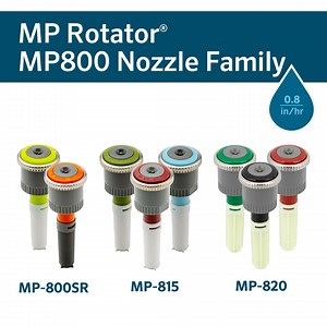 1.9K views · 52 reactions | Irrigate small-to-midrange spaces more effectively with the MP Rotator® MP800 Nozzle Family! Whether you choose the short-radius MP-800SR, the MP-815, or the new MP-820, you can now cover 6' to 24' spaces with a 0.8 in/hr matched precipitation rate. Learn more at hunterindustries.com/irrigation-product/mp-rotator/mp-rotatorr-mp800-nozzle. #HunterIndustries | Hunter Industries | Facebook