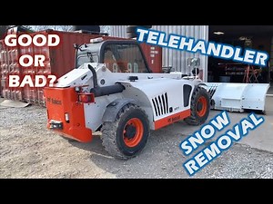 Telehandler Snow Removal. Best snow removal equipment. Telehandler, skid loader or wheel loader?