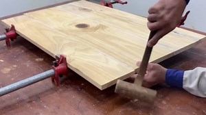 Vietnamese Carpenters Showcase Unique Leaf Designs In Custom Table Assembly Process