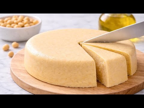 This Chickpea Cheese Is a Protein Bomb! Easy & Delicious!