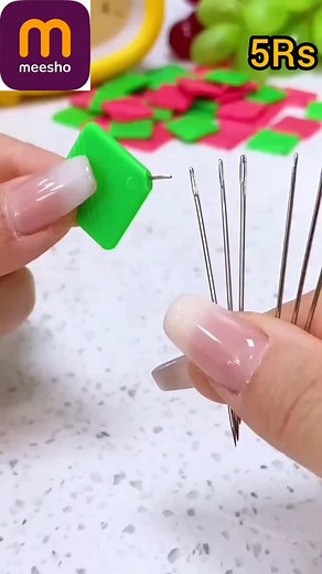 Needle Threader Automatic Thread Inserter Tool Hand mach #instagram #trending | Bismila