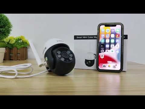 KERUI 5MP 8MP 4K PTZ WiFi IP Cámara inalámbrica Tuya Smart Outdoor