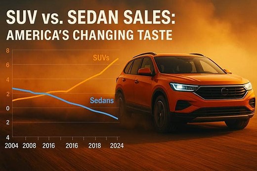 SUVs vs Sedans: The Data Behind America's New Favorite Car