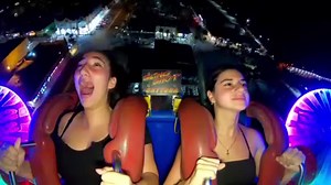 Girls Passing Out #7 | Funny Slingshot Ride Compilation
