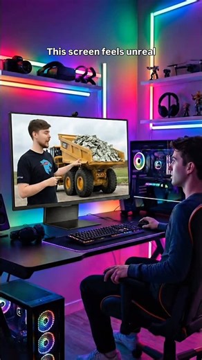 YouFact Tech on Instagram: "Best Christmas gift I gave myself this year🎄The smart monitor I’m using is in my bio 🎁 #christmasgift #gamingsetup"