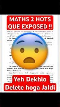 maths 2 hots questions class 10 | Maths 2 Imp Questions Boards 2026 | MUST WATCH