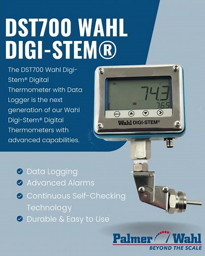 The DST700 Wahl Digi-Stem® Advanced RTD Digital Thermometer with Data Logger