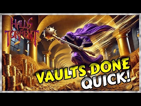 Vaults under TWO MINUTES, Super Reliable Build | Halls of Torment